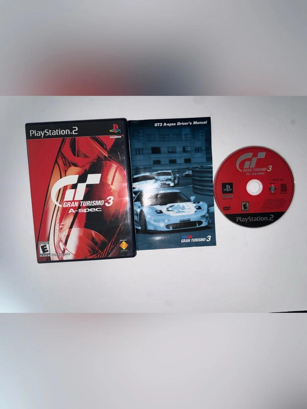 Gran Turismo 3 A-spec Grand (Sony PlayStation 2, 2002) PS2 Complete With Manual